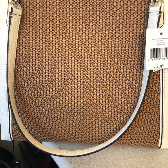 NWT 🆕 👛 Kate Spade ♠️ Jackson Straw Medium Triple Satchel - Picture 4 of 11